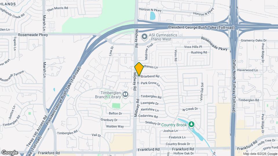4008 Briarbend Rd Map and Location Details