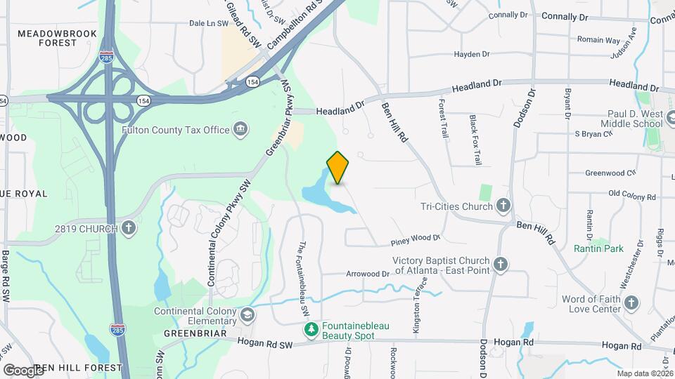 2560 Piney Wood Ln Map and Location Details