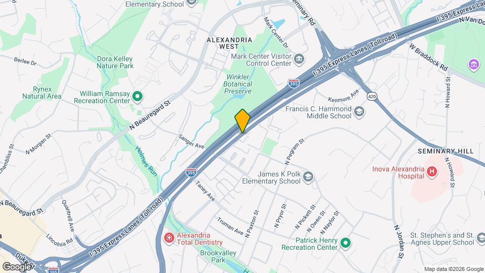 1193 N Van Dorn St Map and Location Details