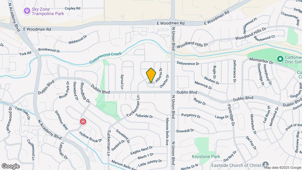 6526 Charter Dr Map and Location Details