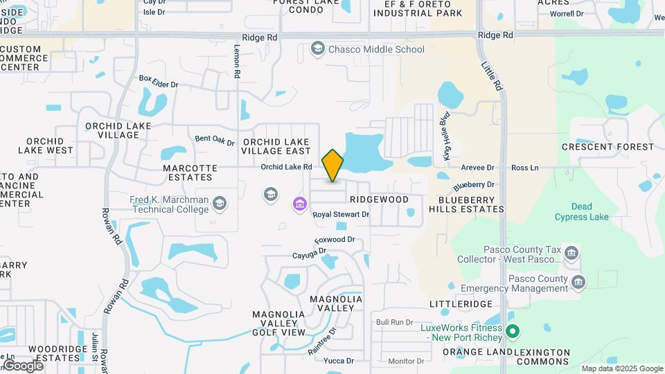 7829 Glencoe Dr Map and Location Details