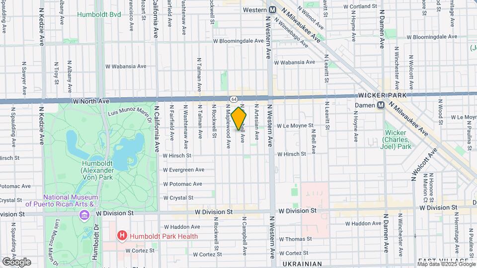 1446 N Campbell Ave Mapa y Detalles de la Ubicación