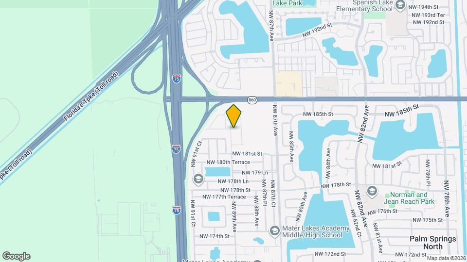 18301 NW 89th Ave Map and Location Details