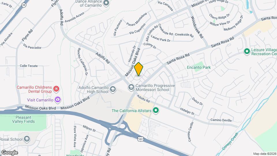 4955 Galano Dr Map and Location Details