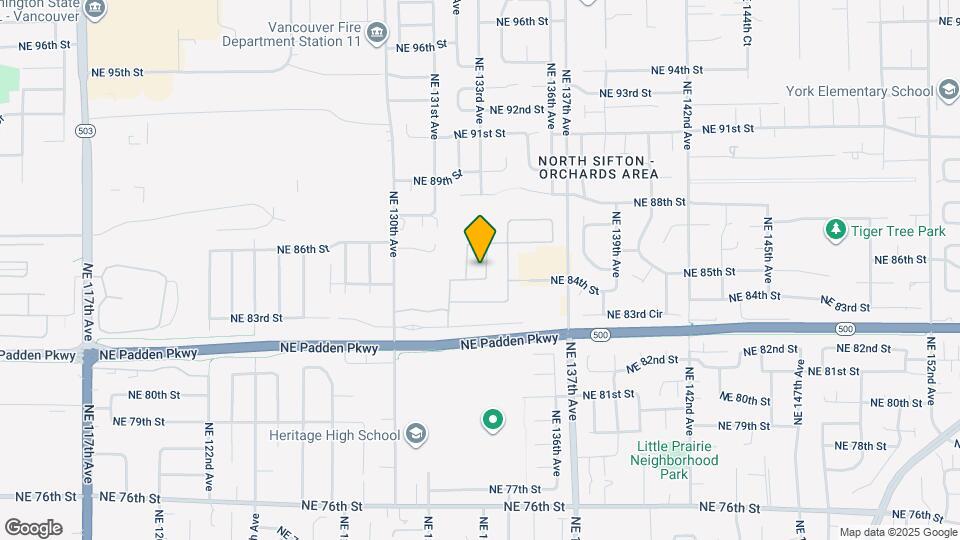8518 NE 134th Ave Map and Location Details