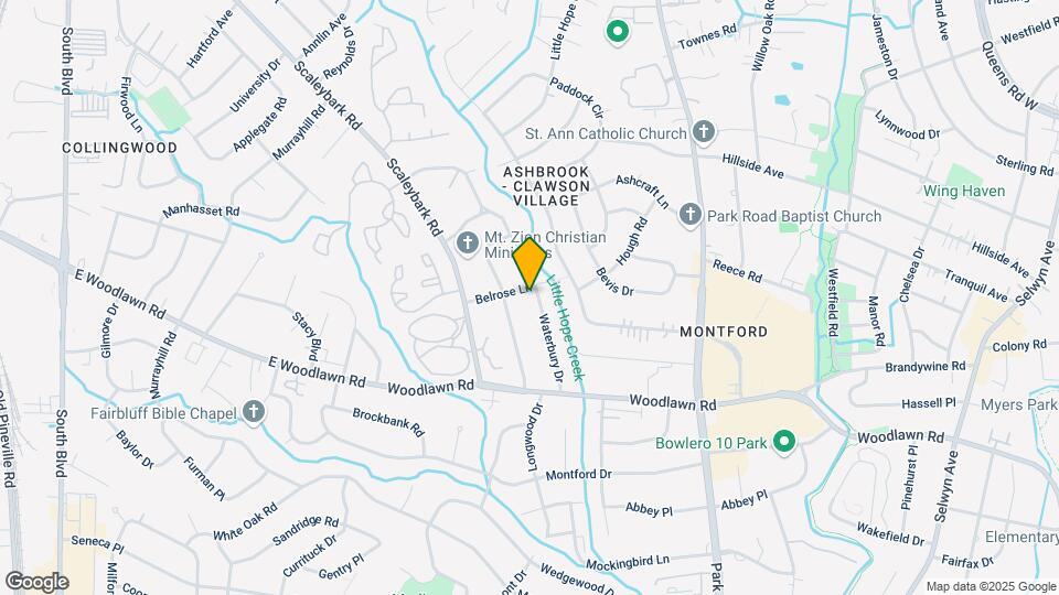 1218 Belrose Ln Mapa y Detalles de la Ubicación