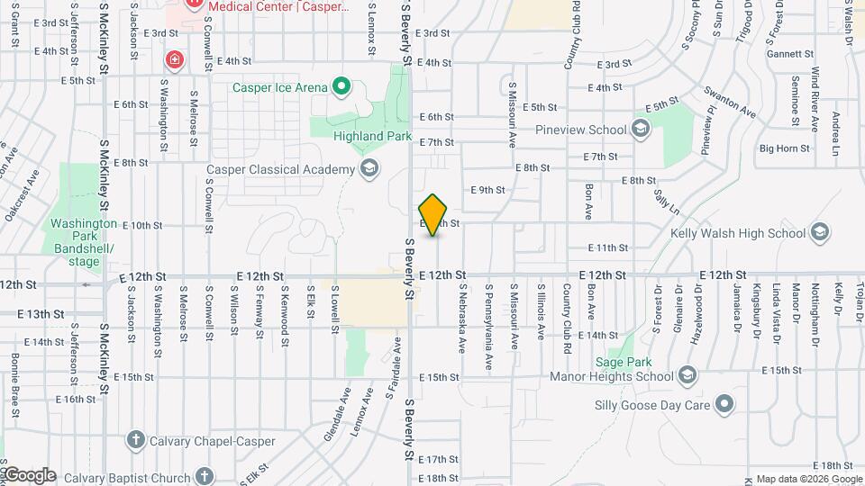 1032 S Wisconsin Ave Map and Location Details