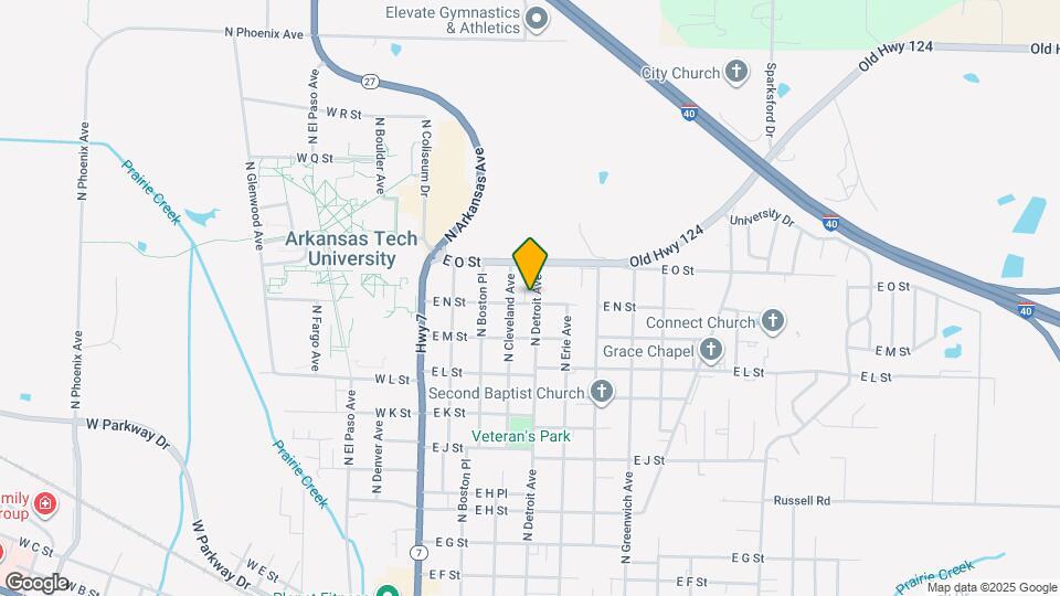 1401 N Detroit Ave Map and Location Details