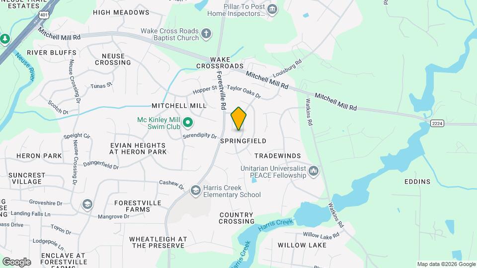 4109 Springfield Creek Dr Map and Location Details