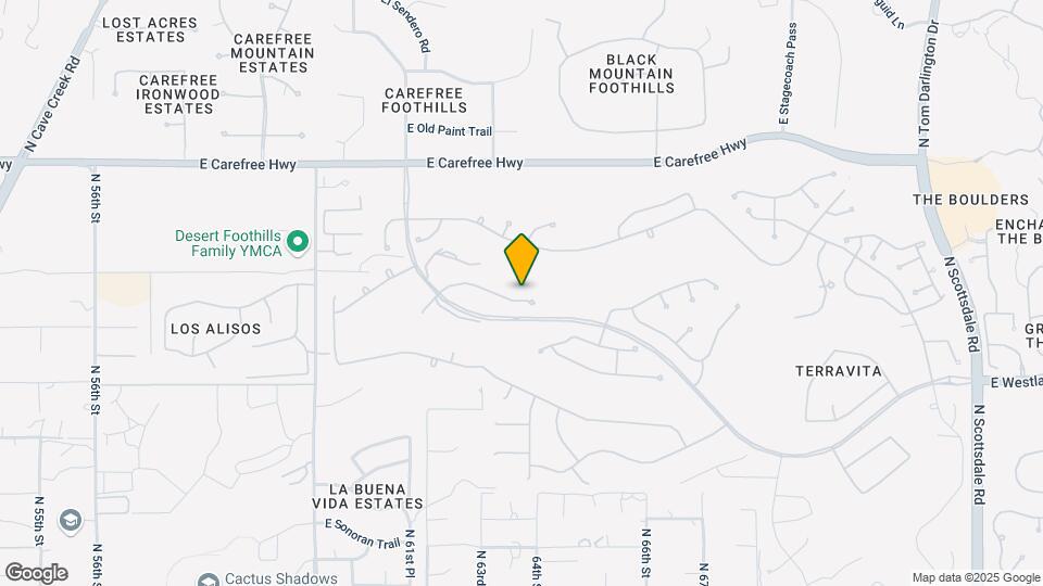 6332 E Dusty Coyote Cir Map and Location Details