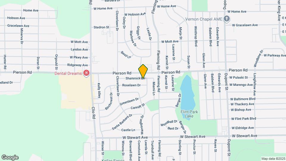 1709 Shamrock Ln Map and Location Details