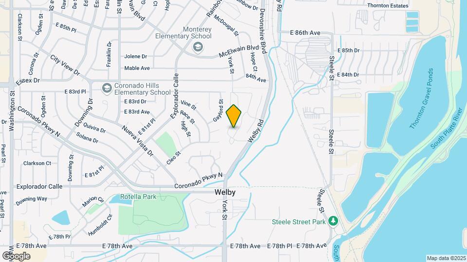 8199 Welby Rd, Unit 2201 Map and Location Details