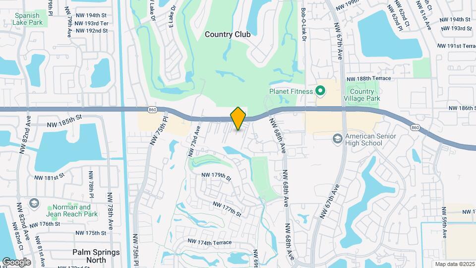 6930 Miami Gardens Dr Map and Location Details