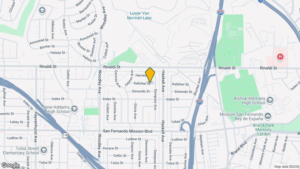 15846 Kalisher St Map and Location Details
