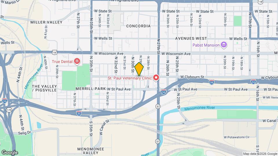 2903 W Clybourn St Map and Location Details