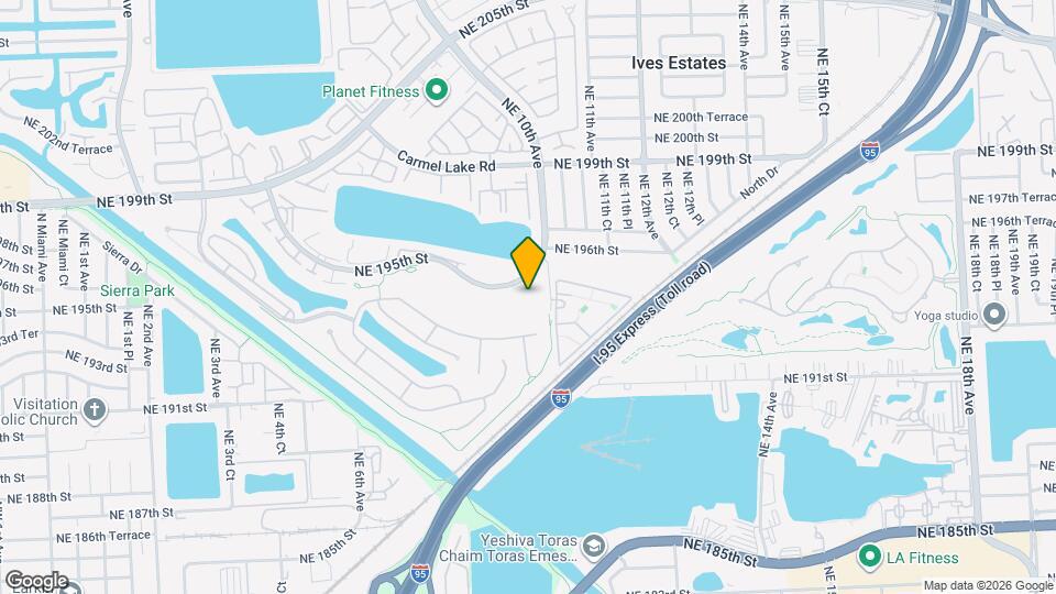 900 NE 195th St, Unit Chantilly 217 Mapa y Detalles de la Ubicación