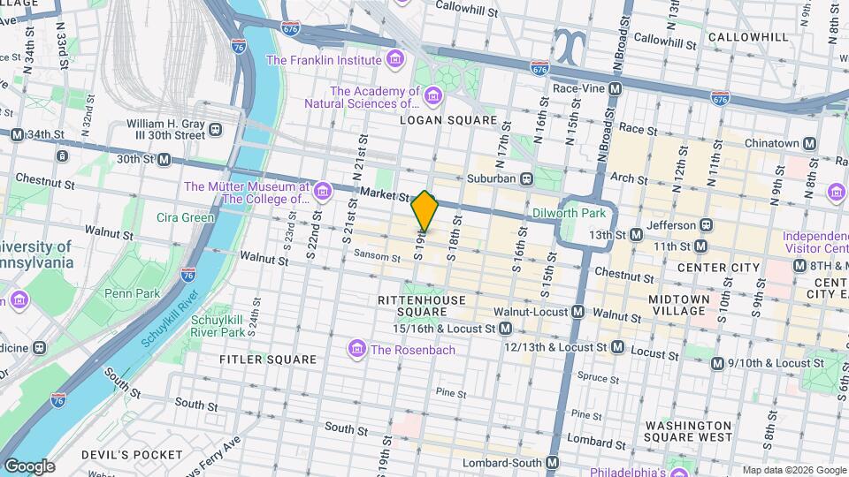 1837 Chestnut St, Unit 2A Map and Location Details