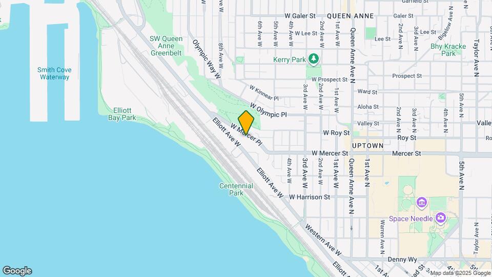 617 W Mercer Pl Mapa y Detalles de la Ubicación