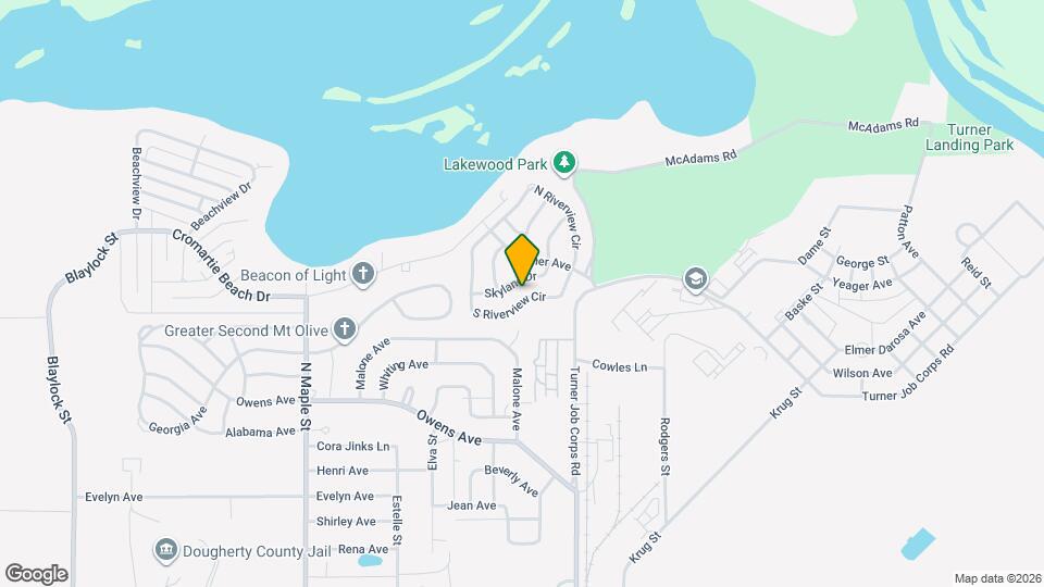 1921 S Riverview Cir Map and Location Details