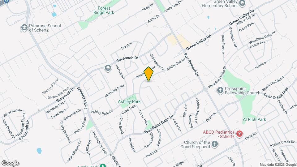 1021 Bridgemont Pl Map and Location Details