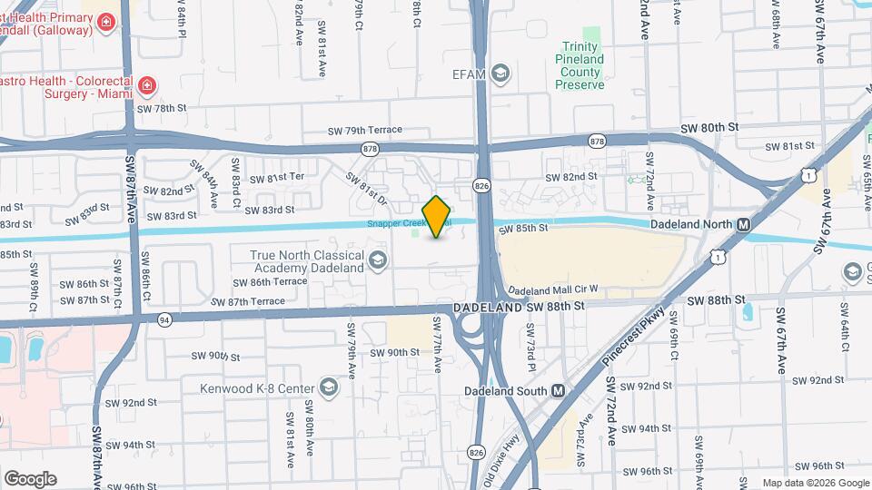 7725 SW 86th St, Unit 416 Map and Location Details