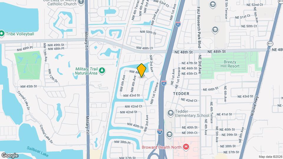 4408 NW 3rd Terrace Map and Location Details