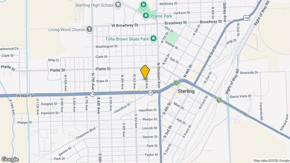 131 N 2nd Ave Map and Location Details