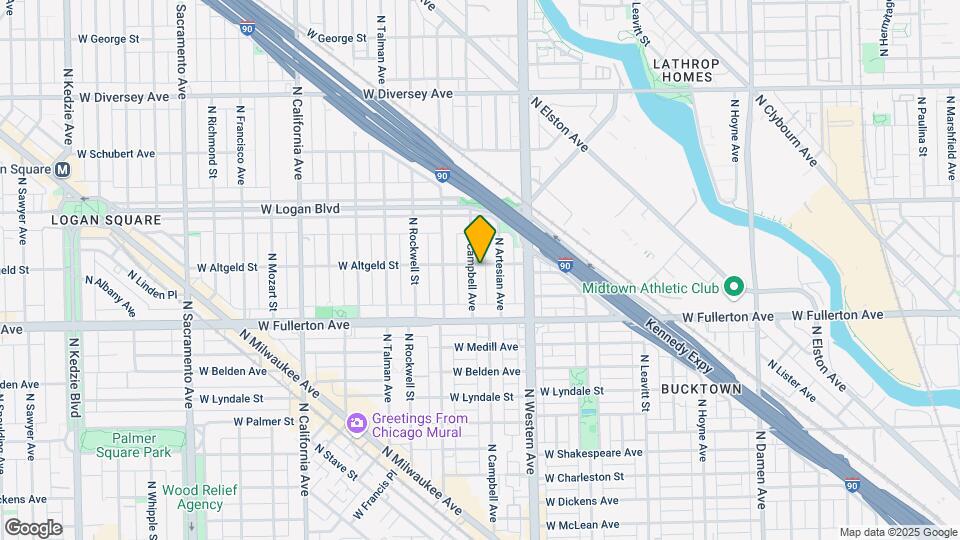 2453 N Campbell Ave Mapa y Detalles de la Ubicación