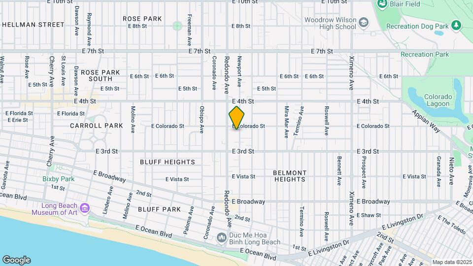 333 Newport Ave Map and Location Details