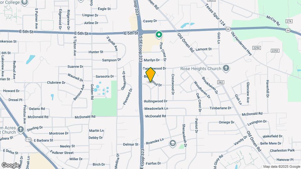 2210 Ridgewood Dr Map and Location Details