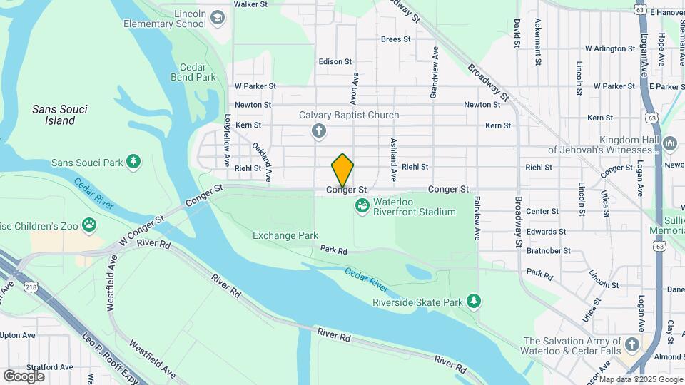 911 Conger St Map and Location Details