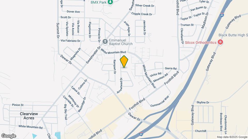 2609 Cedar Springs St Map and Location Details