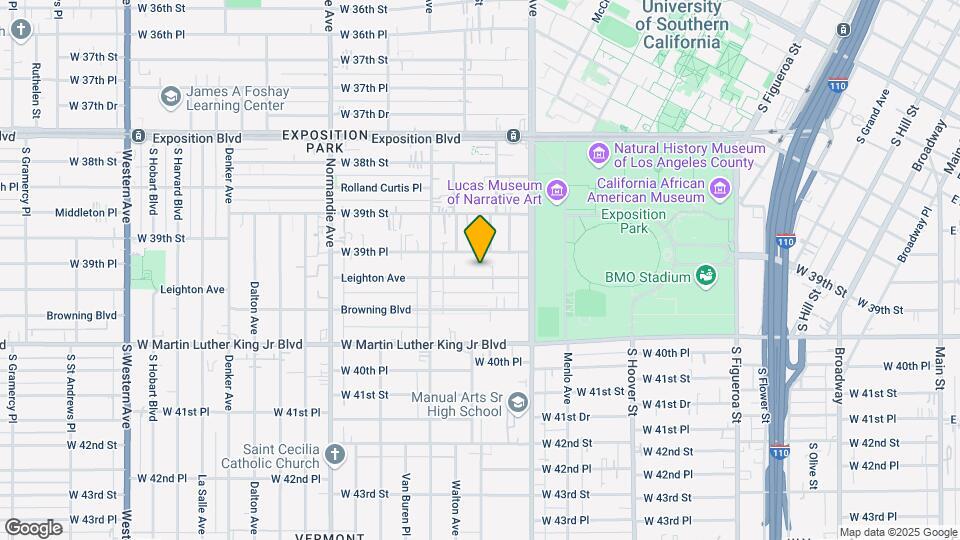 1075 Leighton Ave Map and Location Details