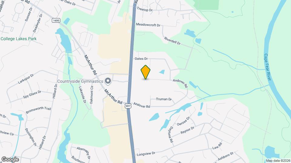 565 Andover Rd Map and Location Details