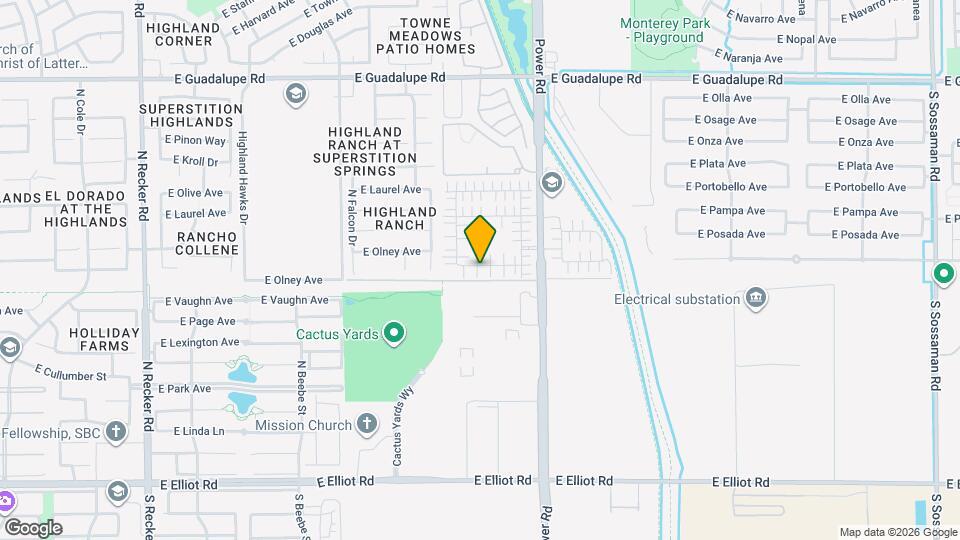 4683 E Olney Ave Map and Location Details