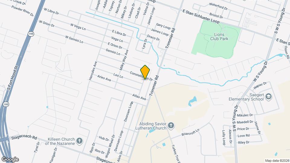 5702 Aquarius Dr Map and Location Details