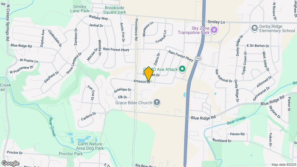 408 Amazon Dr Map and Location Details