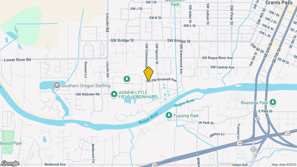 1205 SW Cottonwood St Map and Location Details