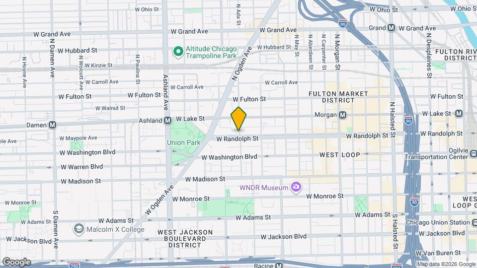 150 N Ada St Mapa y Detalles de la Ubicación