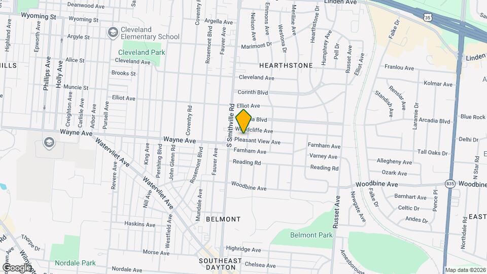 4033 Pleasant View Ave Map and Location Details