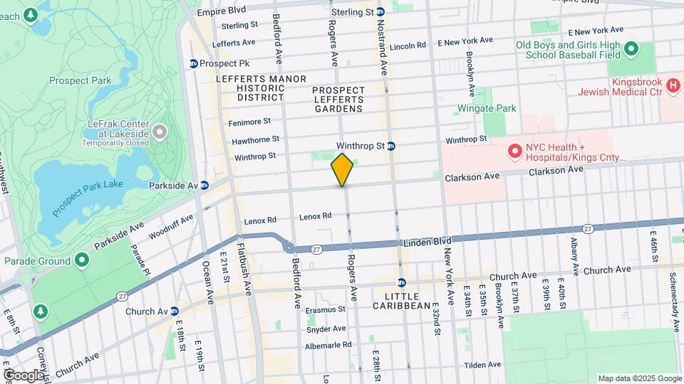 202 Clarkson Ave Mapa y Detalles de la Ubicación