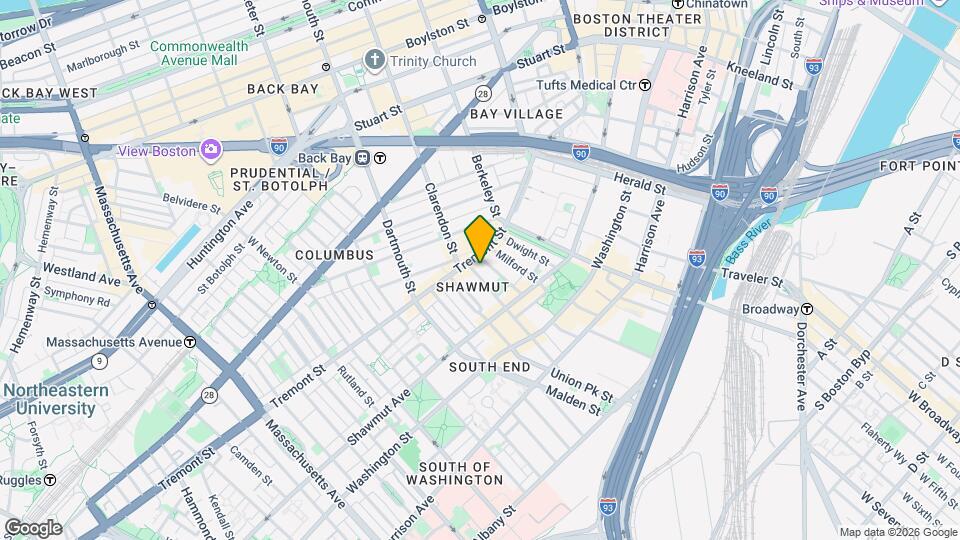 97 Waltham St Map and Location Details