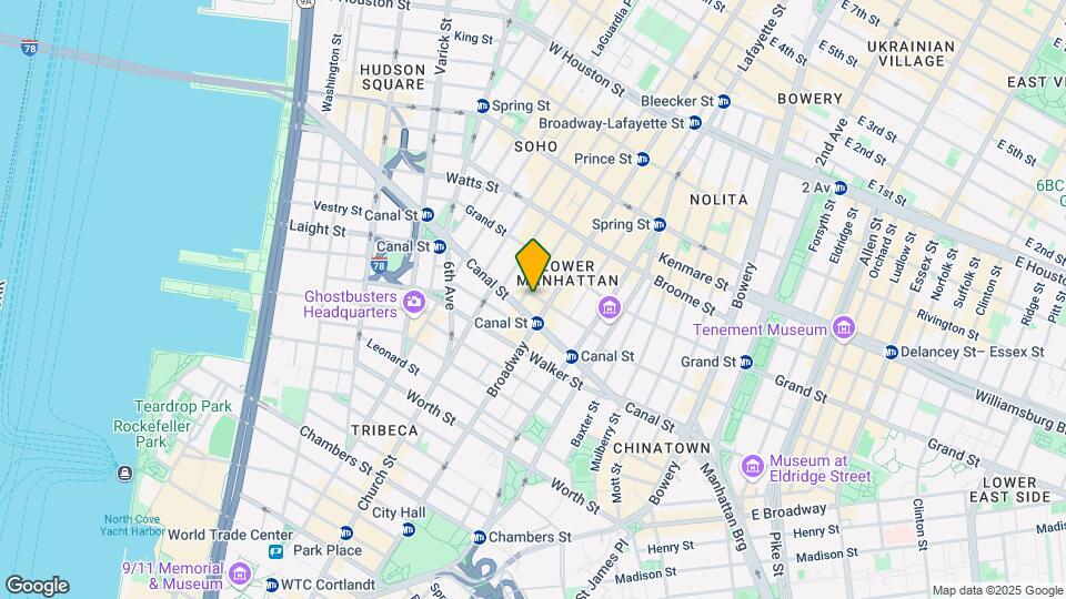 305 Canal St Map and Location Details