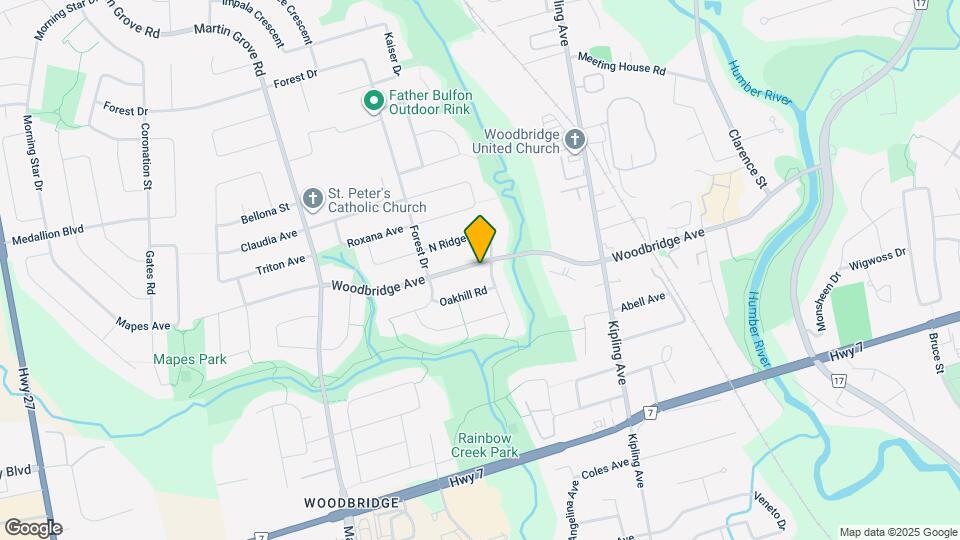 437 Woodbridge Ave Map and Location Details