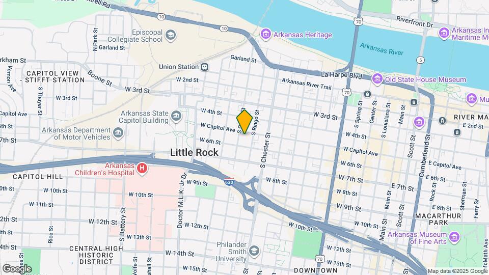 1111 W Capitol Ave Map and Location Details