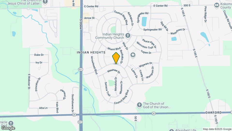 803 Tomahawk Blvd Map and Location Details