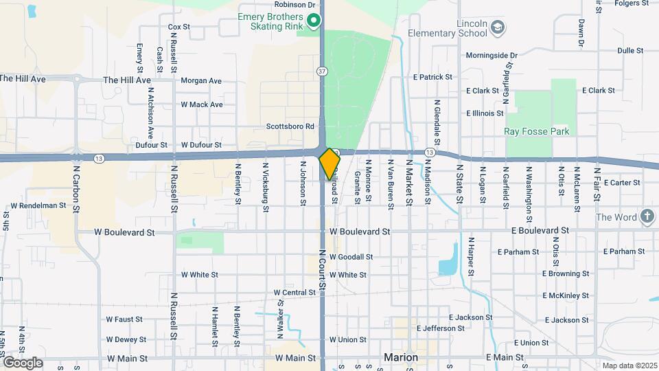 603 W Belcher St Map and Location Details