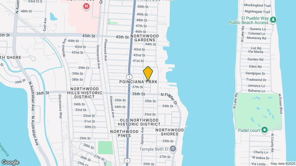 436 38th St Map and Location Details