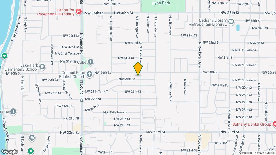 7505 NW 29th St Map and Location Details
