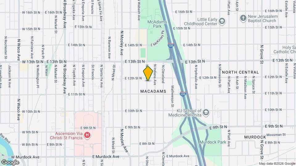 1242 N Ohio Ave Map and Location Details